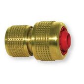 Raccord rapide femelle avec clapet pour tuyau d'eau diamètre 15 mm